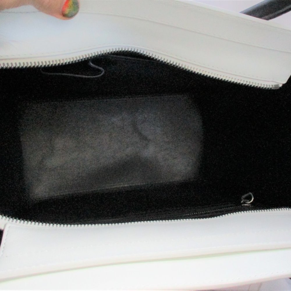 NEW CELINE PARIS ITALY Python Leather MINI LUGGAGE VERMILLON Tote Bag  NWT - Picture 6 of 10